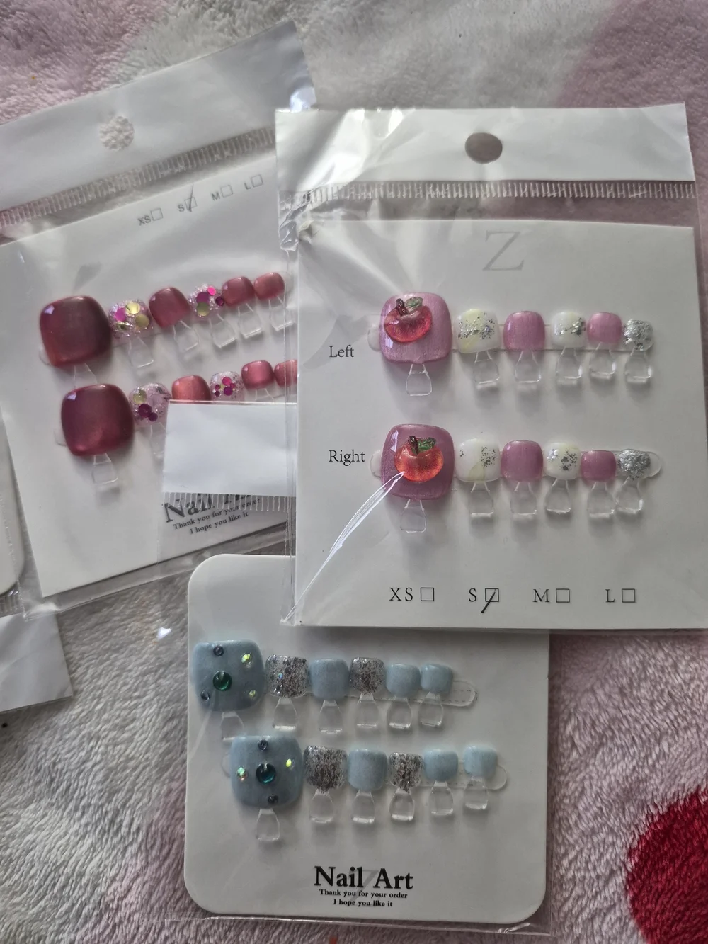Assorted Press-On Nail Set - Lime Green